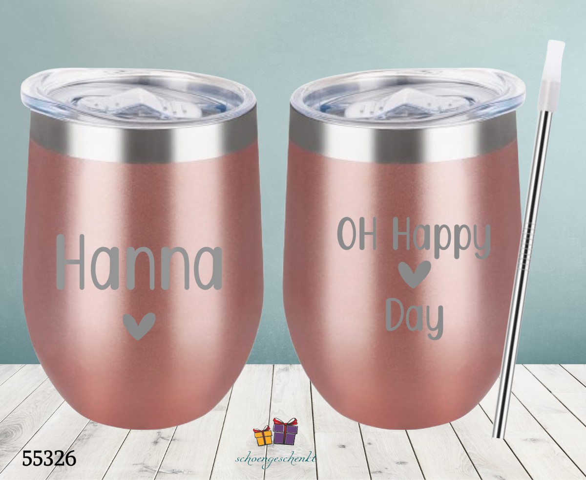 Oh Happy Day Wein ToGo Becher 