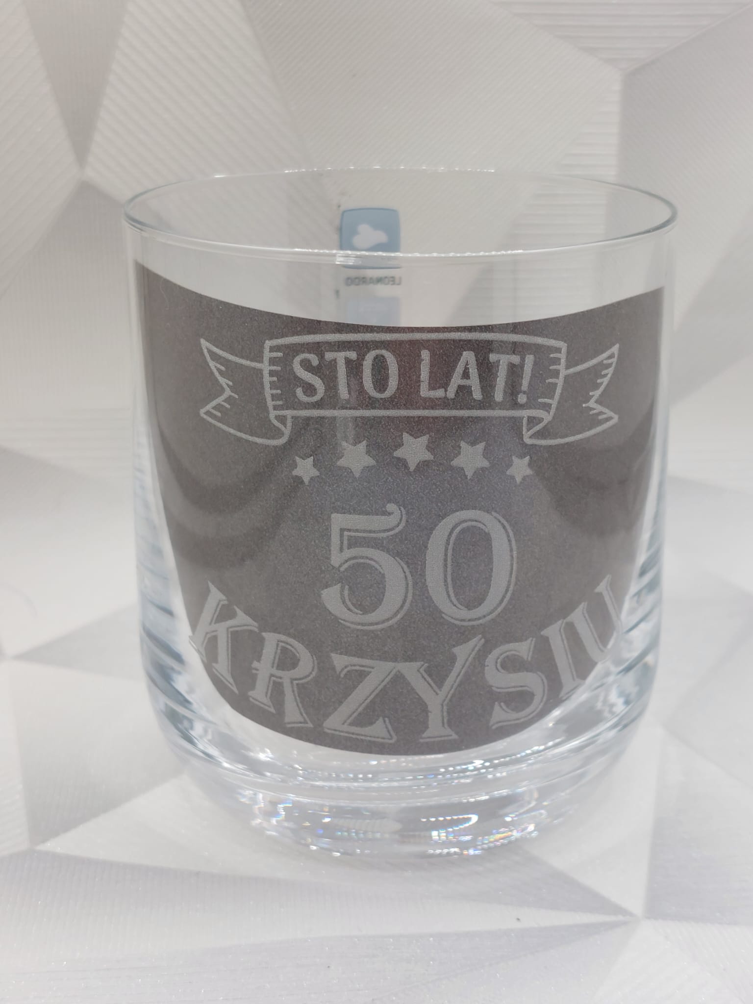 Whiskyglas personalisiert auf Polnisch – Perfekt für den runden Geburtstag