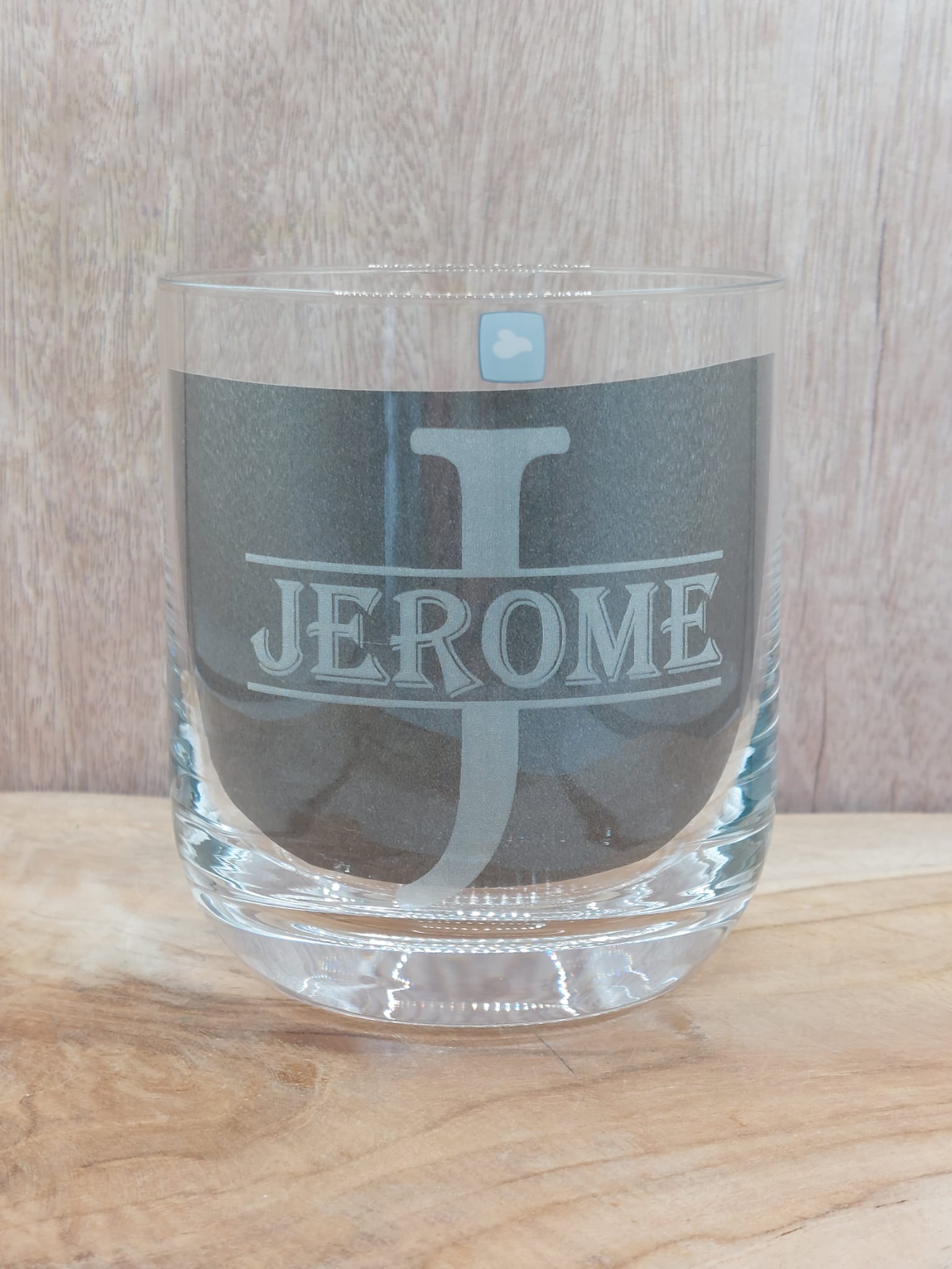 Whiskyglas mit Monogramm-Gravur