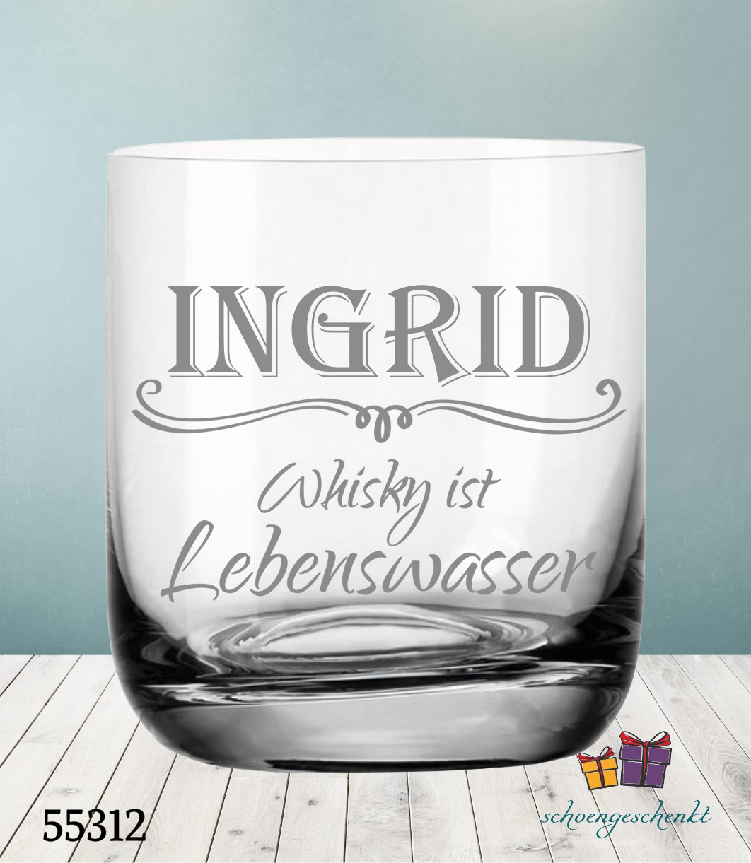 Whisky ist Lebenswasser. inkl. Namen 