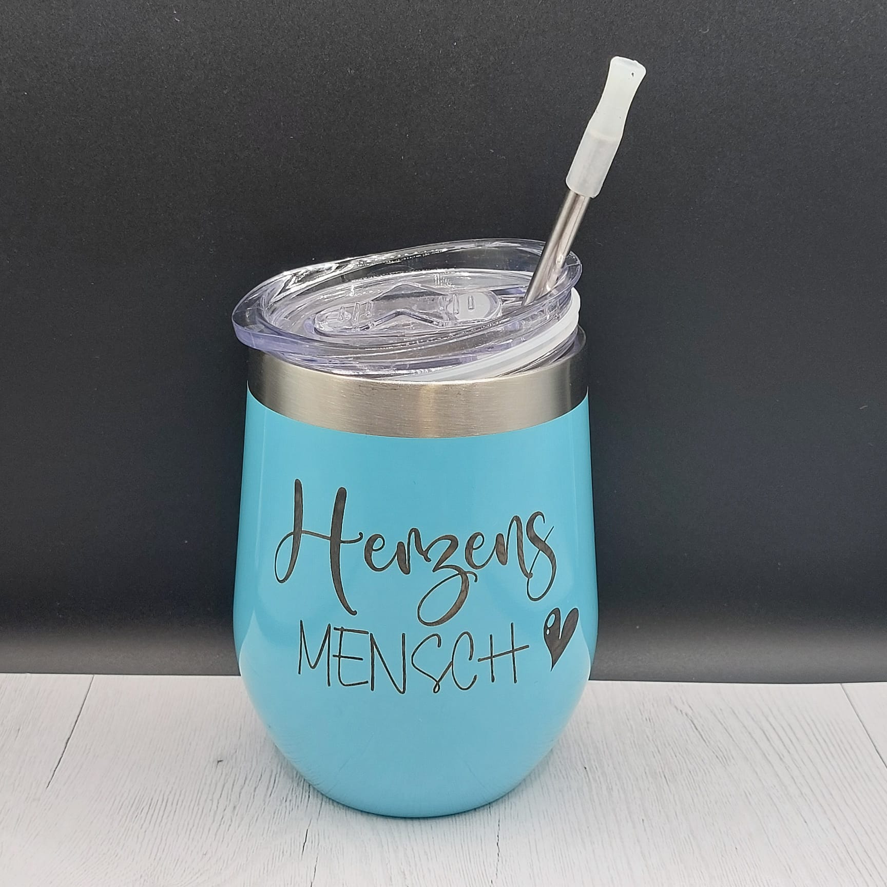 Herzensmensch.  Wein ToGo Becher 