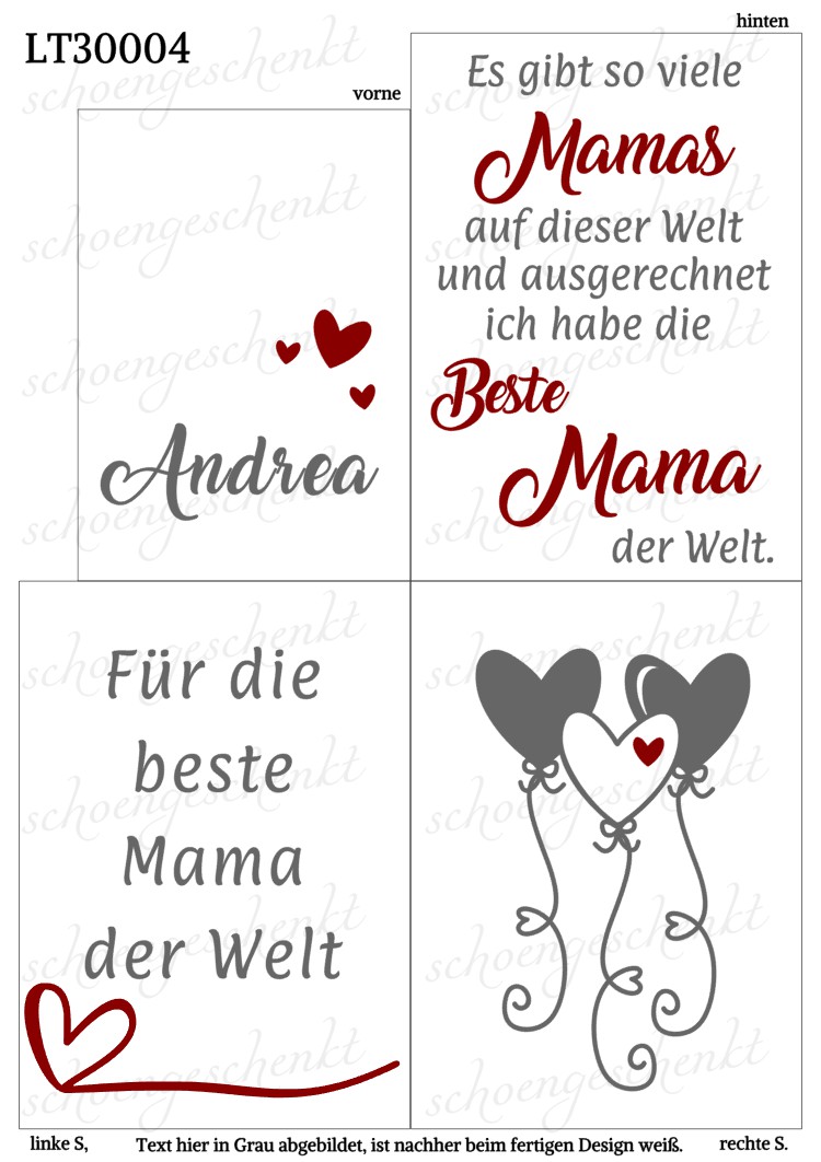 Für die beste Mama der Welt. ❤️ Laterne Mama