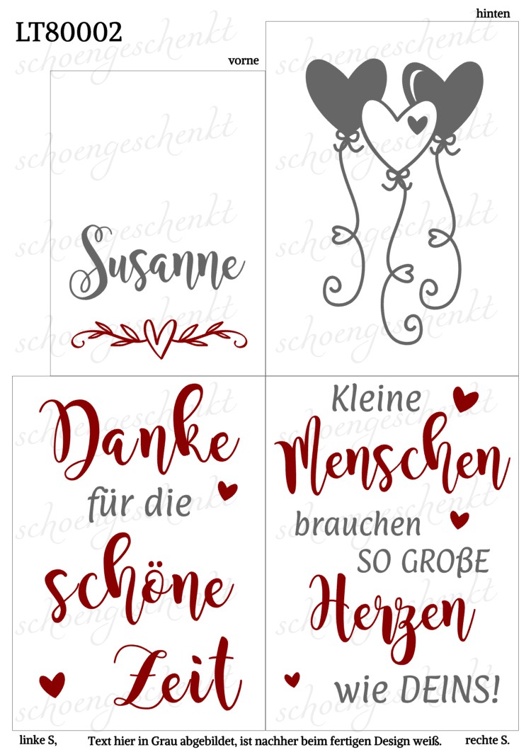 Danke für die schöne Zeit 🎈 Laterne Erzieher-Lehrer-Hebamme