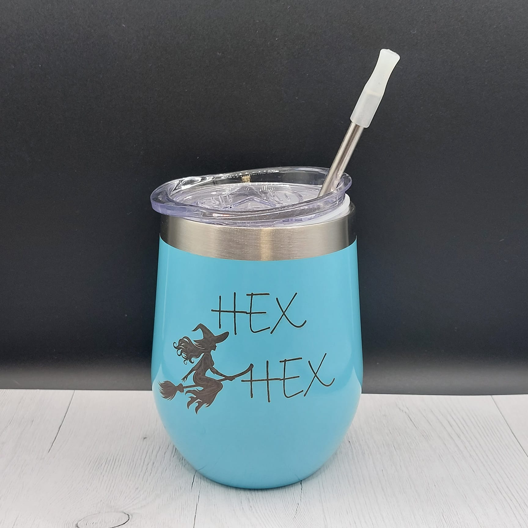 Hexe mit Motiv. Wein ToGo Becher Hexe mit Motiv. Wein ToGo Becher