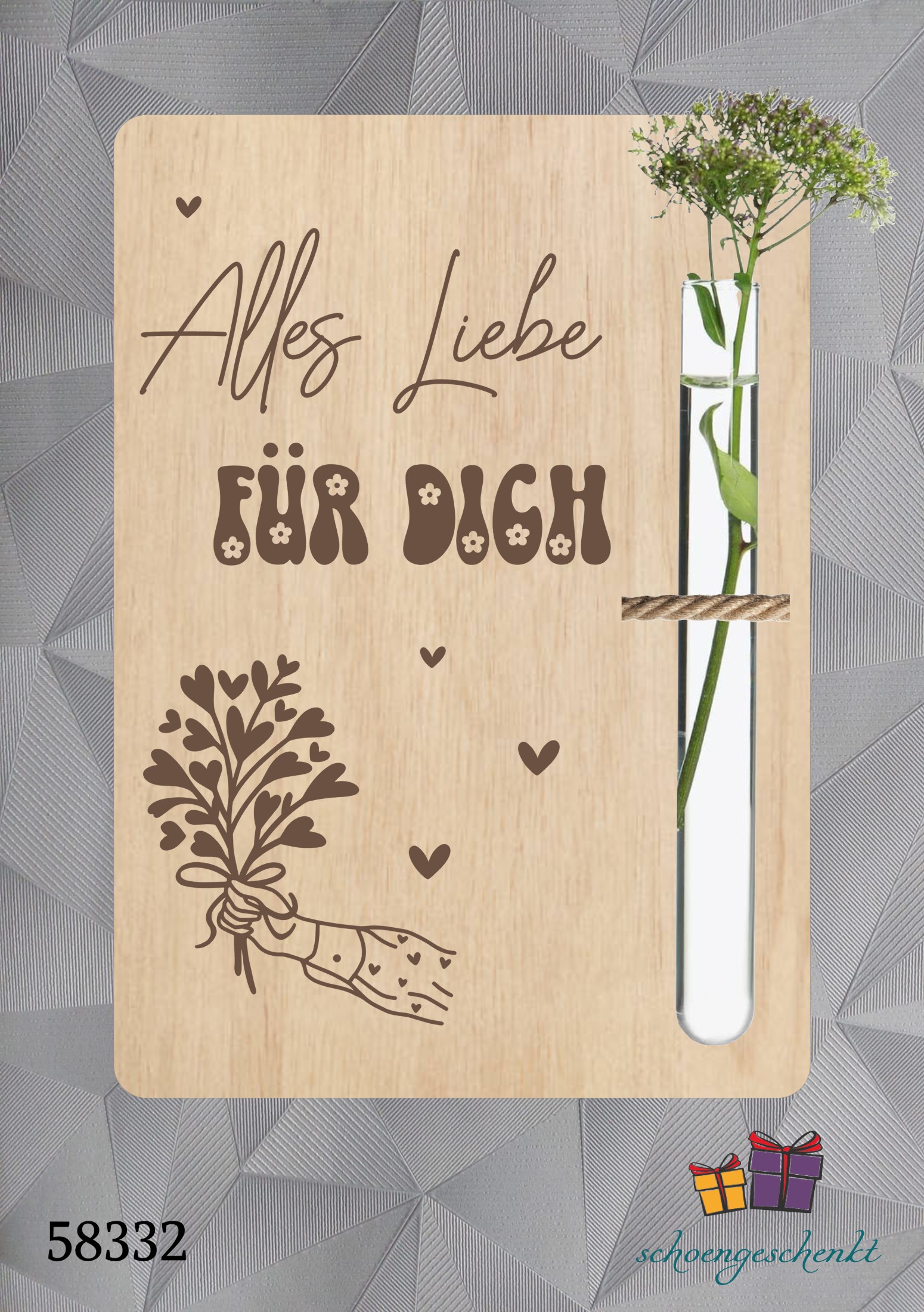 Alles Liebe für Dich ❤️ Geldgeschenkkarte
