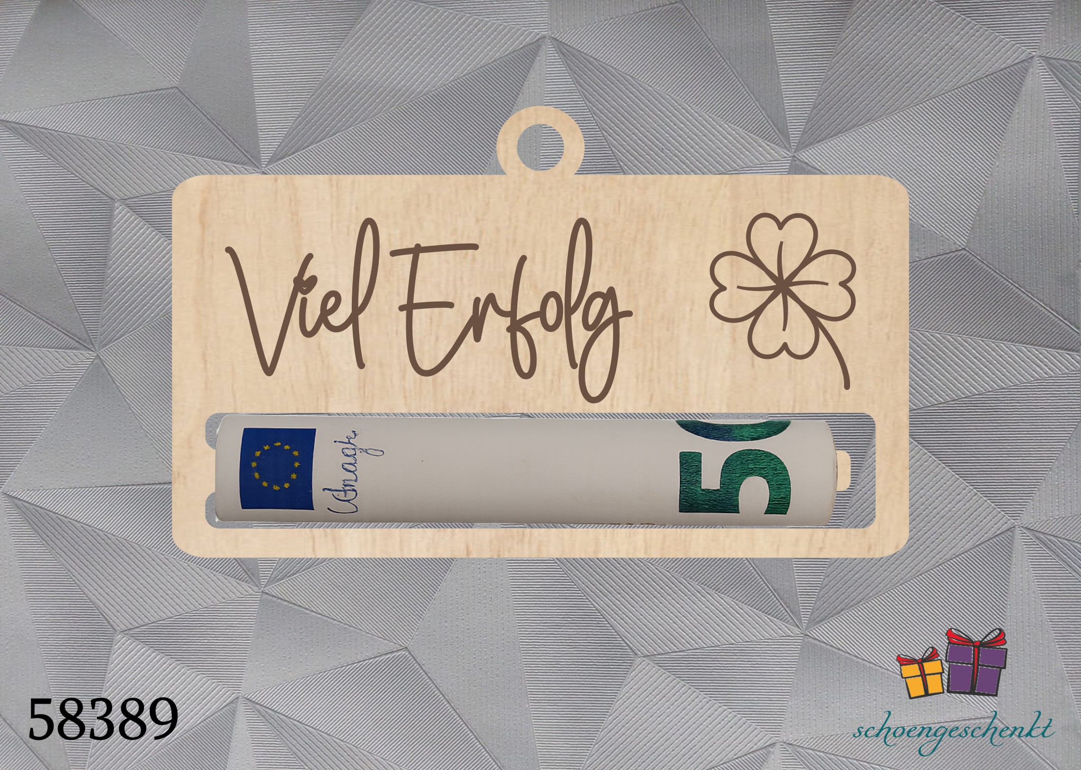 Viel Erfolg✨ Geldgeschenk Klammer