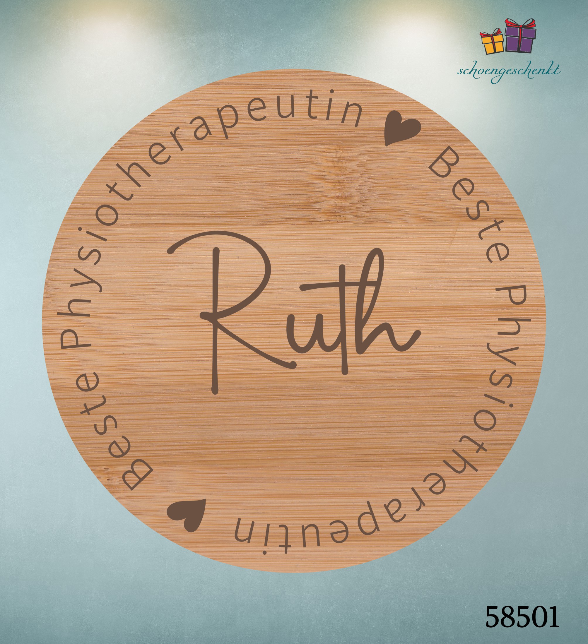 Beste Physiotherapeutin 🍪 Naschglas personalisiert