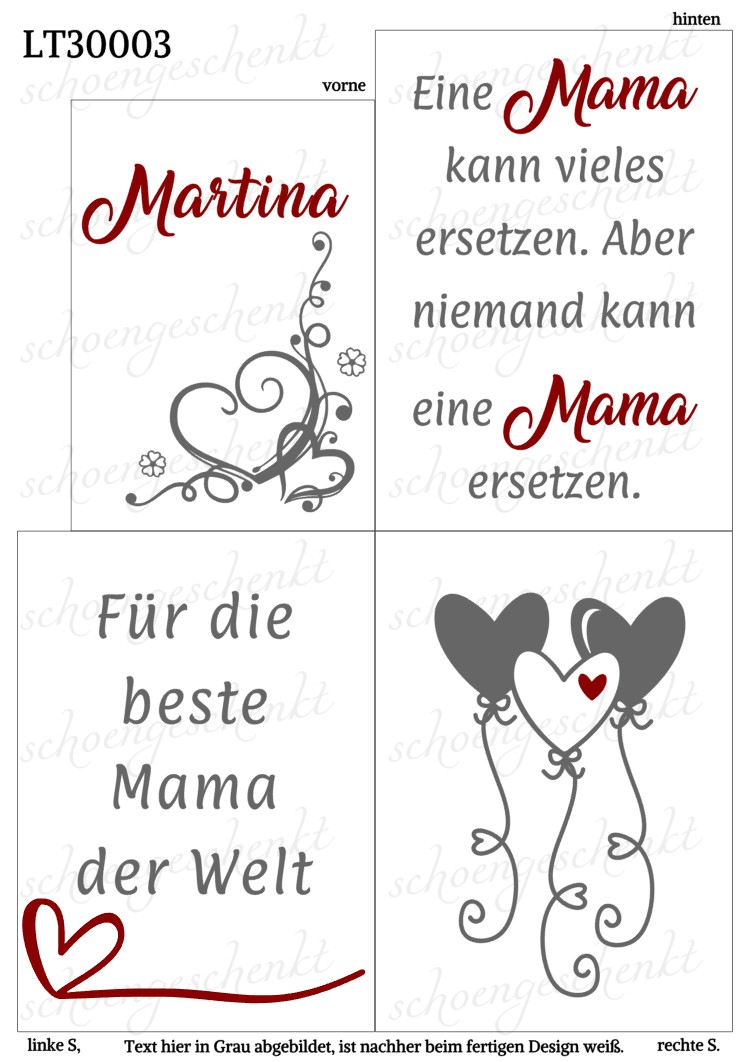Es gibt so viele Mamas auf der Welt ❤️ und ausgerechnet ich habe die Beste. ❤️ Laterne Mama