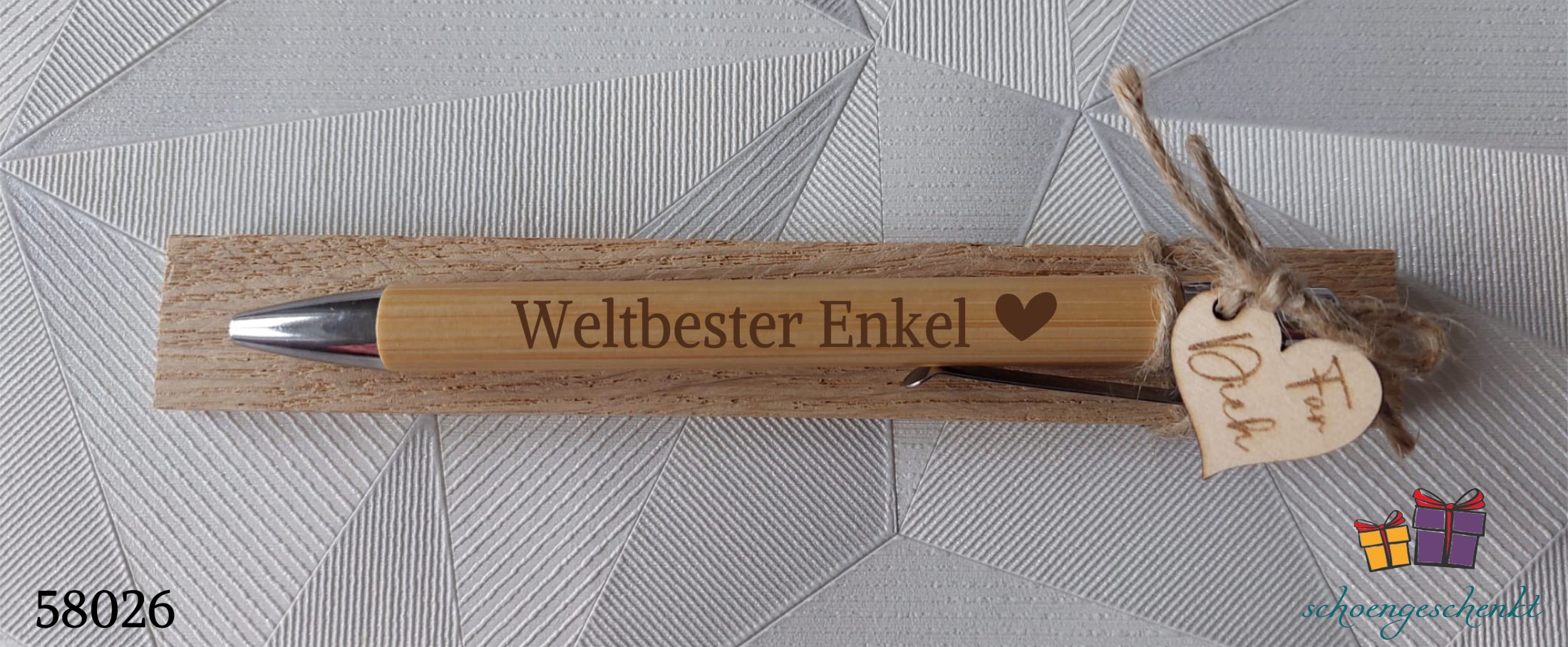 Weltbester Enkel 🖊️ Kugelschreiber