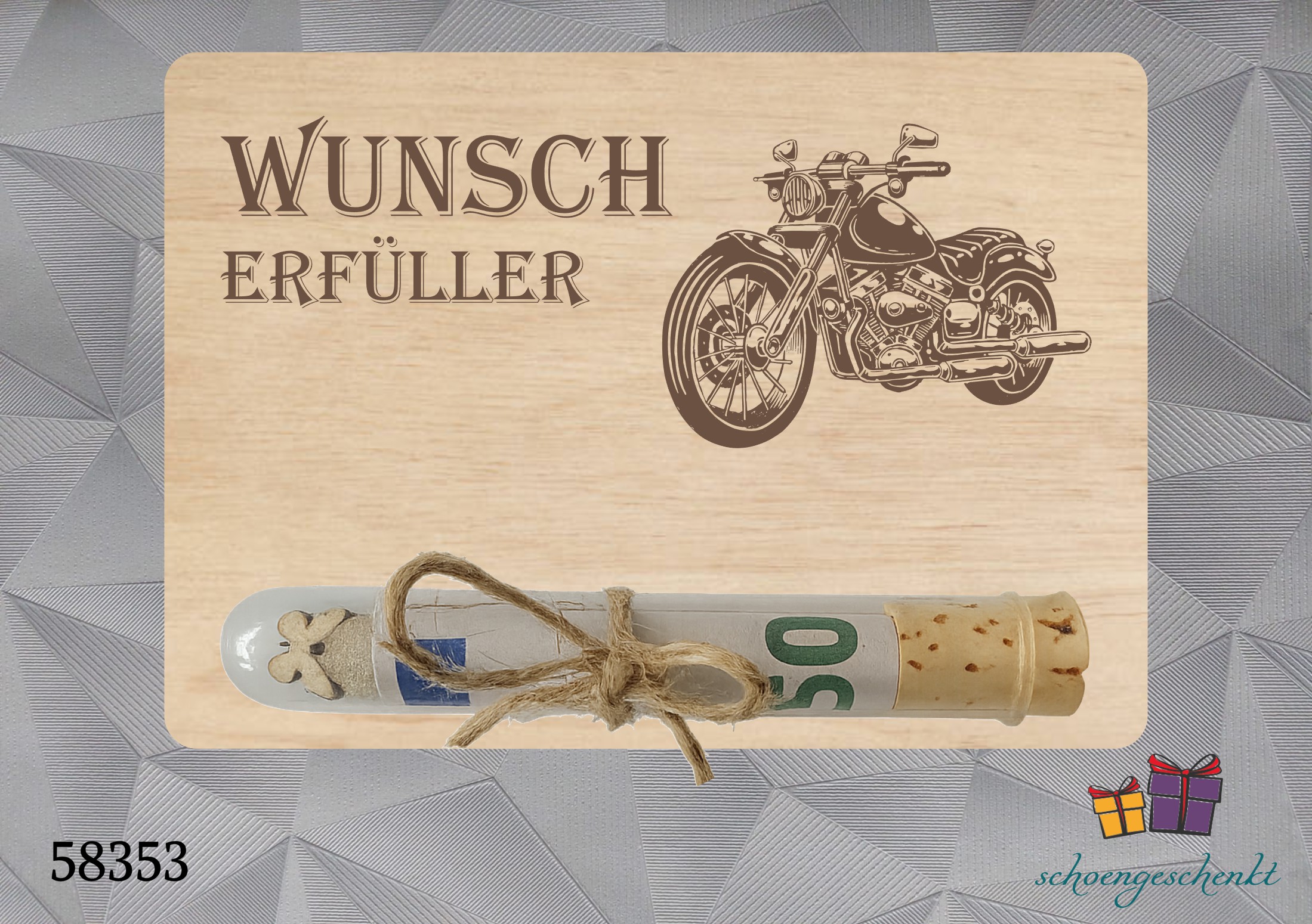 Wunscherfüller 🏍️ Geldgeschenkkarte
