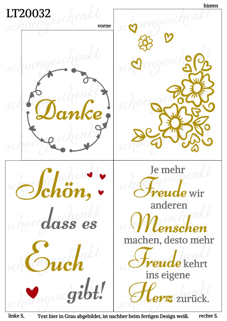 Danke sagen - mit Stil und Herz. 🌼 Laterne Zitate