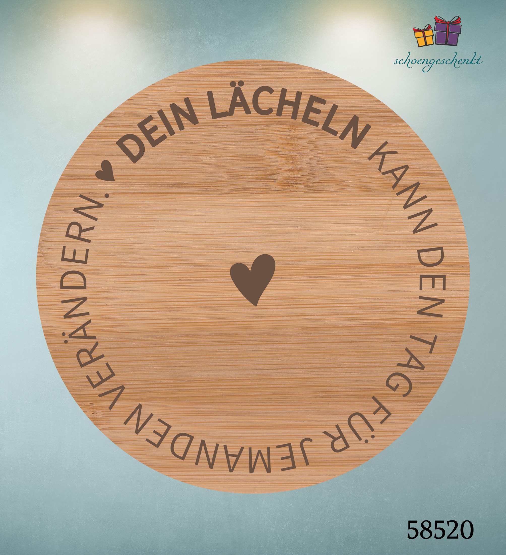 Dein Lächeln kann den Tag für jemanden verändern. 🍪 Naschglas personalisiert