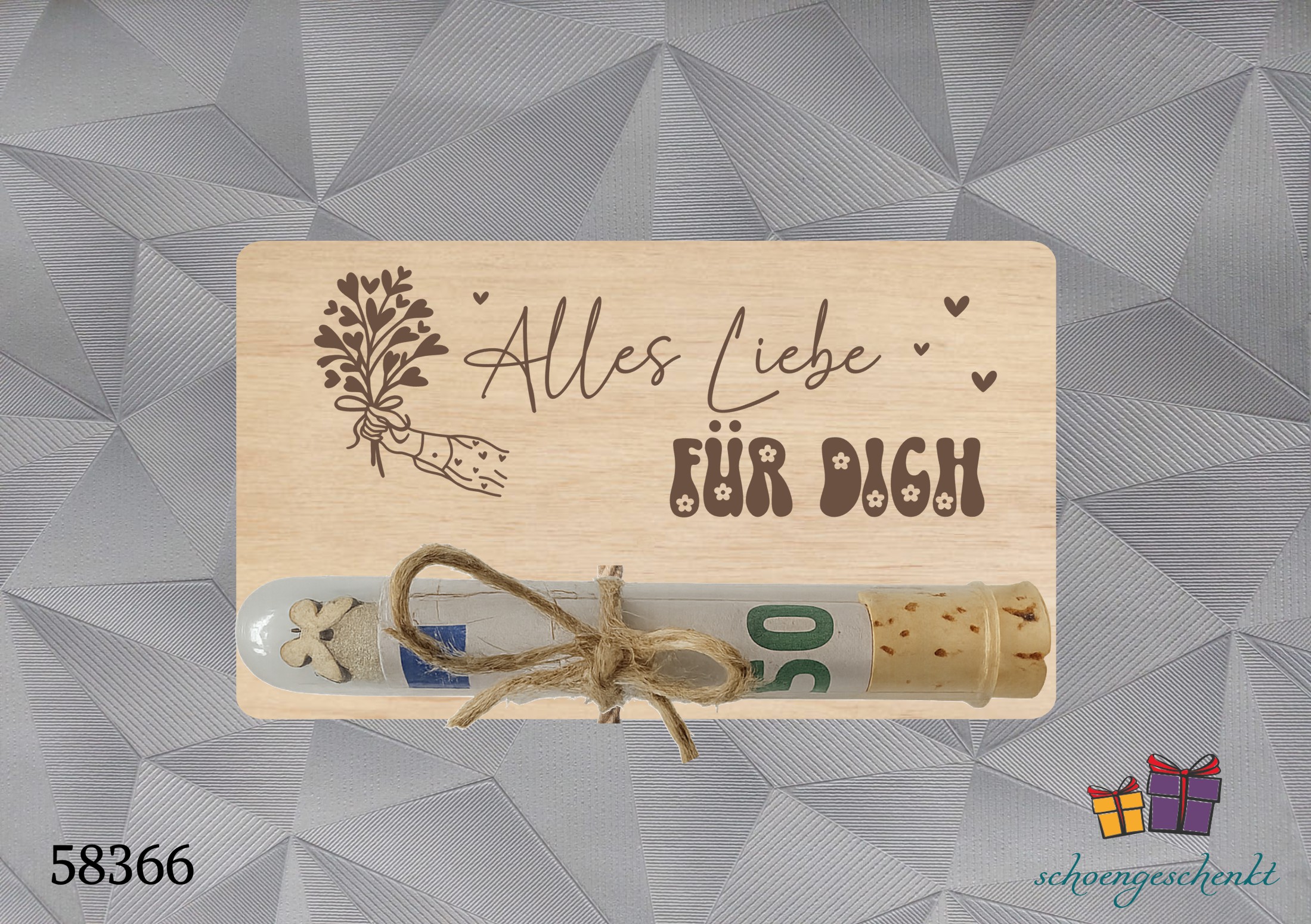 Alles Liebe für Dich ❤️ Geldgeschenkkarte