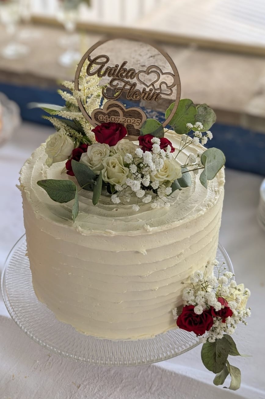 Eure Liebe in schönster Form 💍 Cake Topper Hochzeit Personalisiert